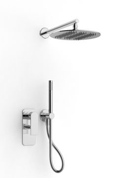 100 - Shower arm with shower head and hand shower by ZAZZERI