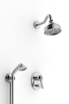 Kent - Shower arm with shower head and hand shower by ZAZZERI