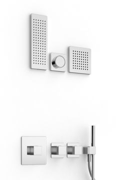 Qquadro - Built-in shower set by ZAZZERI