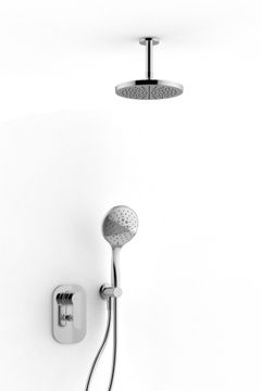 Ultra - Shower arm with shower head and hand shower by ZAZZERI