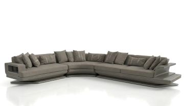 Athena L Corner Sofa by ZEBRANO
