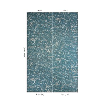 Maurier Wallcovering Tungsten by Zinc Textile - view 3