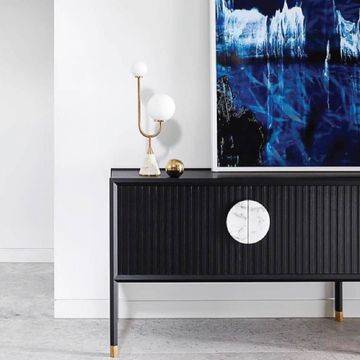 Halo Buffet with Marble handles by Zuster