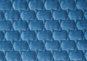 Teal Blue Honeycomb Stitched by Zuster