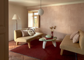 ATELIER D'ARTISTE II - ATELIER D'ARTISTE - Solid-color textile effect vinyl wallpaper by Élitis - view 3