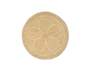 AMAPOLA - Round handmade jute rug by Élitis - view 3