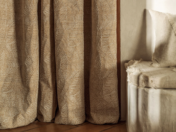 BALÉARES - ANITA - Embroidered silk fabric for curtains by Élitis - view 2