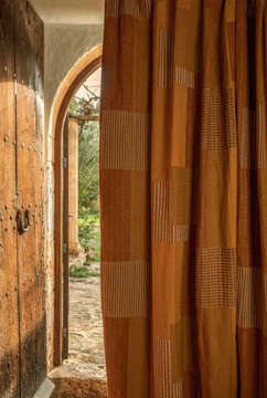 BALÉARES - COSTA - Hand embroidered fabric for curtains by Élitis - view 3