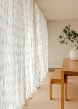 COPENHAGUE - PERNILLE - Embroidered fabric for curtains by Élitis - view 3