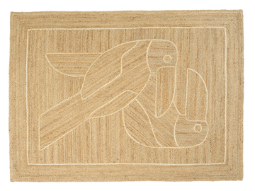 DIEGO ET FRIDA - Handmade jute rug by Élitis - view 2