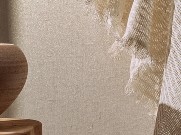 ÉPHÉMÈRE - KOZO - Solid-color linen and cotton paper fabric by Élitis - view 2