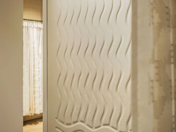 FORMS - WAVE LIN - Linen wall fabric by Élitis - view 2