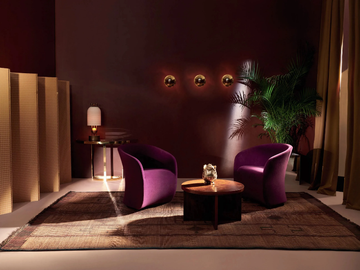 INLASSABLE - CANDY - Solid-color wool fabric by Élitis - view 2