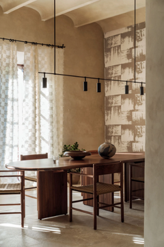 LIN PLÂTRÉ - MUSE - Fire retardant linen wall fabric by Élitis - view 3