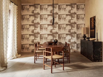 LIN PLÂTRÉ - MUSE - Fire retardant linen wall fabric by Élitis - view 2