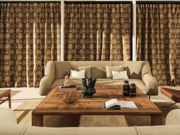 VENICE BEACH - LOS ANGELES - Jacquard fabric with floral pattern by Élitis - view 2