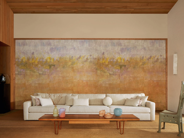 ATELIER D'ARTISTE II - SOLSTICE - Motif textile effect vinyl wallpaper by Élitis - view 2