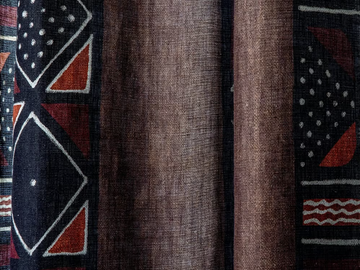 ESCALE - EXIL - Printed jute fabric by Élitis - view 2