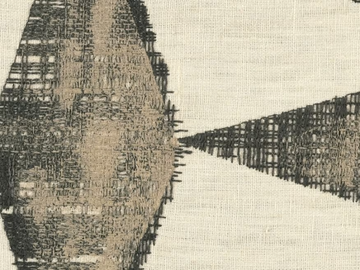 EXPRESSION - ENTAILLE - Fabric with graphic pattern by Élitis - view 3