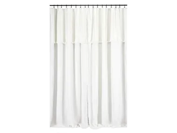 WHISPER - Solid-color linen curtain by Élitis - view 2