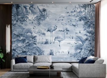 FLAMINGOS - 45G-AA1003 by Affreschi & Affreschi