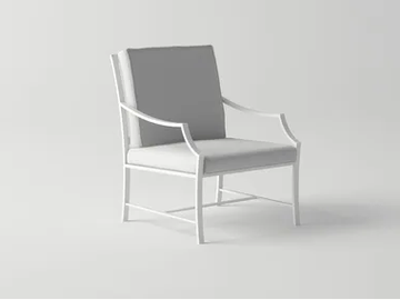 AGOSTO - Garden aluminium easy chair by 10Deka