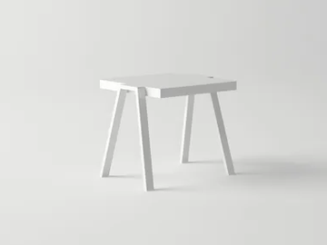 AMELIA - Rectangular aluminium coffee table by 10Deka