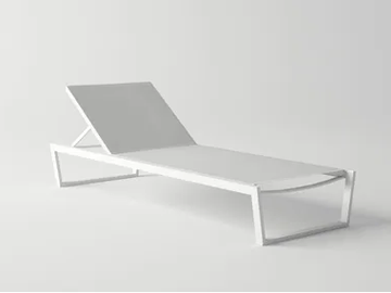 COSTA - Recliner aluminium sun lounger by 10Deka