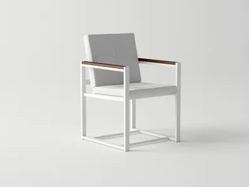 DAYTONA - Aluminium garden chair with armrests by 10Deka