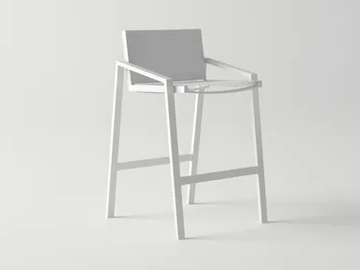 PULVIS - Aluminium chair by 10Deka