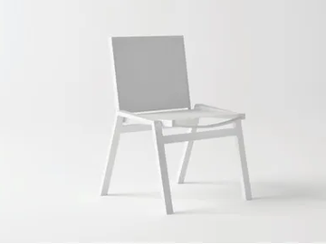 PULVIS - Aluminium garden chair by 10Deka
