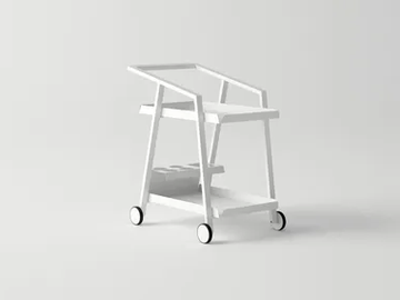 PULVIS - Aluminium garden trolley by 10Deka