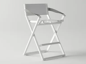 VICTUS - Folding high garden stool by 10Deka