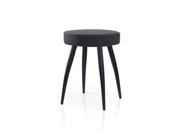 DIEGO METAL - Low fabric stool by 5A Design