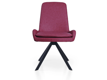 DOLPHIN SPIDER - Trestle-based leather chair by 5A Design