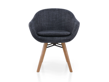 GLOBE VITO - Fabric chair with armrests by 5A Design