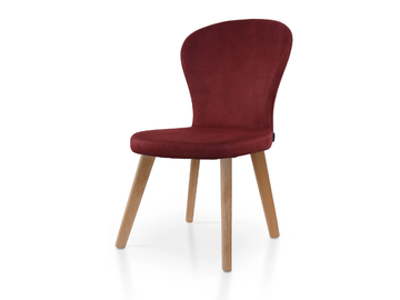 HERA OAK - Leather chair by 5A Design
