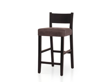 MILANO - High beech stool with footrest by 5A Design