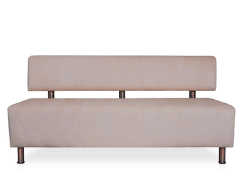 OFFSET - Fabric bench seating with back by 5A Design