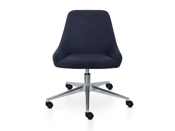 PREMIERE 5 WAYS - Upholstered swivel fabric office chair by 5A Design