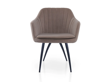 PREMIERE TIFFANY - Leather chair with armrests by 5A Design
