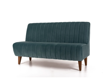 SENSE - Fabric bench seating with back by 5A Design
