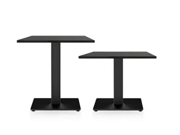 VENUS SQUARE - Square powder coated steel coffee table by 5A Design