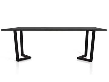 YY - Rectangular painted metal table by 5A Design