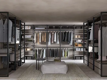 CRYSTAL - Sectional wardrobe without doors by Adok