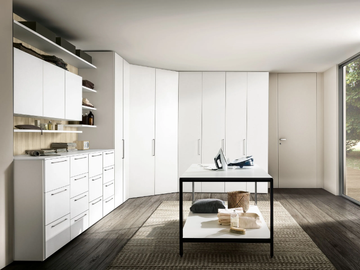 INTERMEZZO - Laundry room cabinet with hinged doors and drawers by Adok