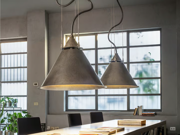 CALÀ - LED steel pendant lamp by Aldo Bernardi