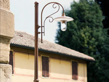OTELLO - Metal garden lamp post by Aldo Bernardi