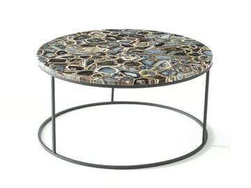ANAXIMÈNE - Round Agata coffee table by AMPM