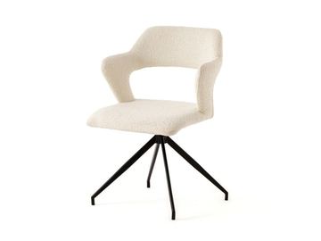 ASYAR - Swivel chair with armrests by AMPM